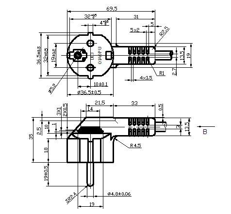 Czechoslovakia (Czech, Rep. Of) Plug Details-Ningbo Qiaopu Electric Co., Ltd.