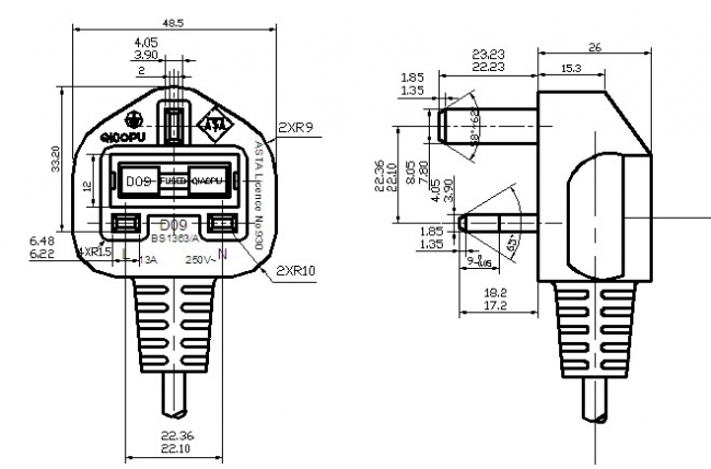 Scotland (Scotland) Plug Details-Ningbo Qiaopu Electric Co., Ltd.