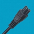 UL认证米老师插头,梅花尾，梅花端子，IEC 60320 C-5,美国笔记本电源线插头