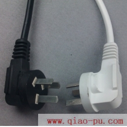 2011 new standard China standard power cord, CCC Approval, three-pin plug, China standard three-wire power cord, CCC Approval