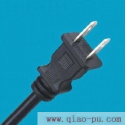 UL certification poles plug,NEMA 1-15P plug.UL CSA Standard power cord