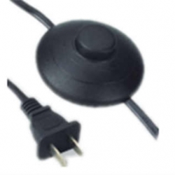 NEMA 1-15P UL Plug With foot  switch，foot switch