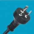 Argentina with a grounded three core plug,the IRAM certified power cord,Argentina three-prong plug power cord