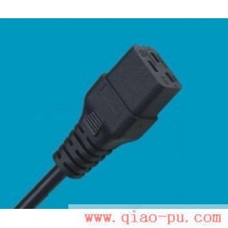 European standard 16A IEC 19 plug,16A power cord,IEC 60320 C-19 power cord Connector