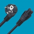 VDE certification laptop power cord,the European standard power cord,the IEC 5 plug,IP44 power cord