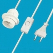 European regulatory power cable, 303 switches the power cord with switch power cord