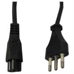 D08/QT1, Italy Notebook power cord, IMQ notebook plug,Mickey plug,IMQ Mokey plug