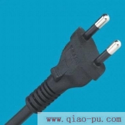 Brazil 16A power cord,Brazil two feet pin plug power cord,Brazil new standard power cable