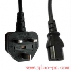 UK plug 13A With Fuse|D09 BS Pulg|UK power cord|