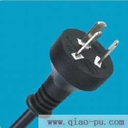 Argentina with a grounded three core plug,the IRAM certified power cord,Argentina three-prong plug power cord