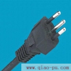 Brazil's three core with ground 10A power cord,plug power cord of the new standard in Brazil, 10A Brazil Power cable